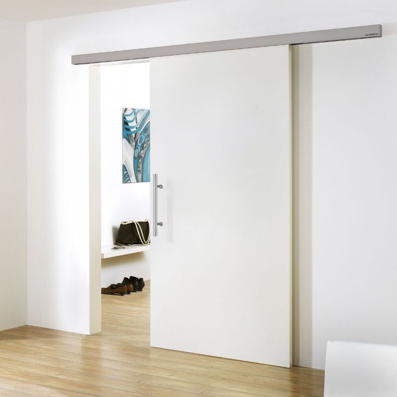 schuifdeur modern hangend voor wand